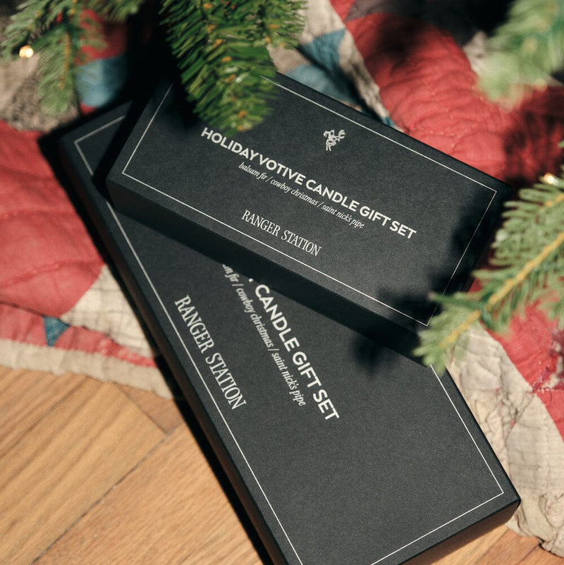 THE HOLIDAY VOTIVE MINI CANDLE GIFT SET Candle Set Our top 3 holiday scents all together 