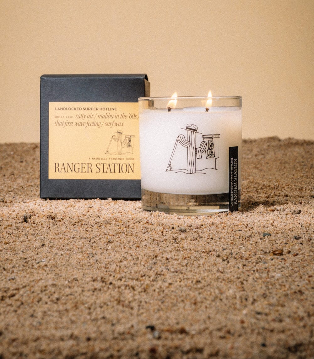 LANDLOCKED SURFER HOTLINE CANDLE (LIMITED EDITION) – RANGER STATION