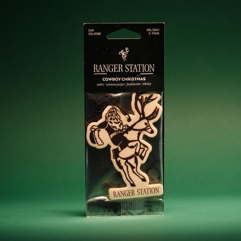 BUCKING SANTA CAR COLOGNE (SPECIAL EDITION) Hand + Body vermont pine / campfire whiskey / your favorite flannel 