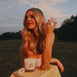 BURN THE BAGGAGE CANDLE (feat. KELSEA BALLERINI) Candle Tennessee Iris / Orris / Sandalwood / Breaking Patterns 