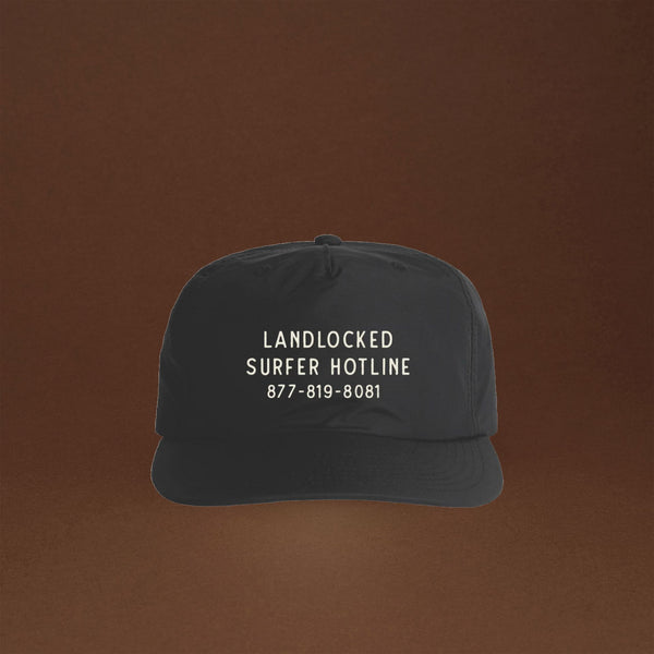 LANDLOCKED SURFER HOTLINE HAT (LIMITED EDITION) Accessory limited edition hat in collaboration with Almond Surfboards 