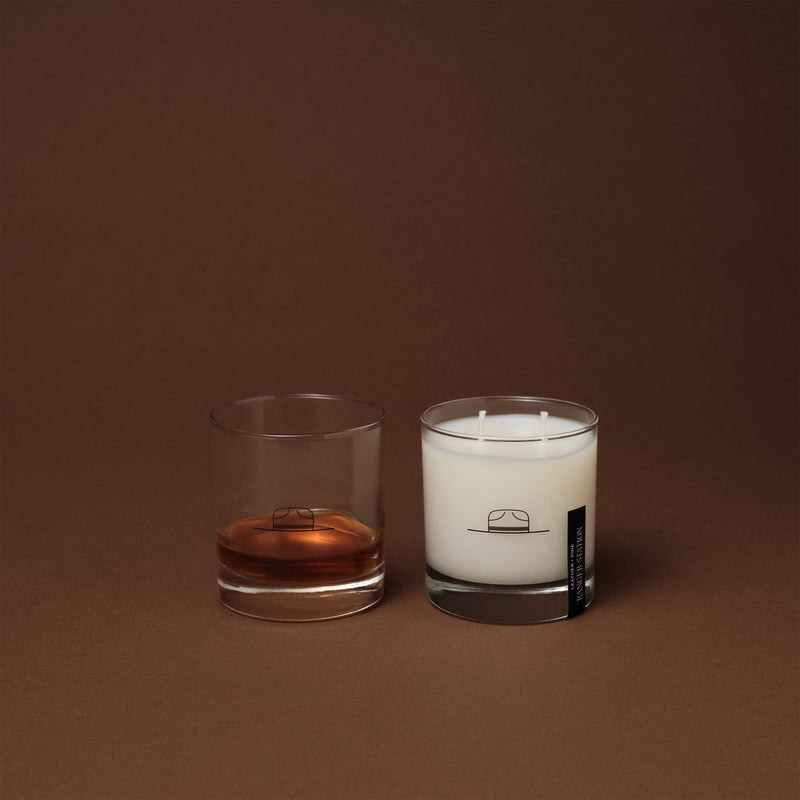 CANDLE + COCKTAIL GLASS GIFT SET Candle The perfect gift for the cocktail enthusiast 