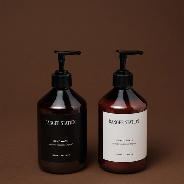 HAND WASH + CREAM SET Hand + Body scent accessories for your sink 