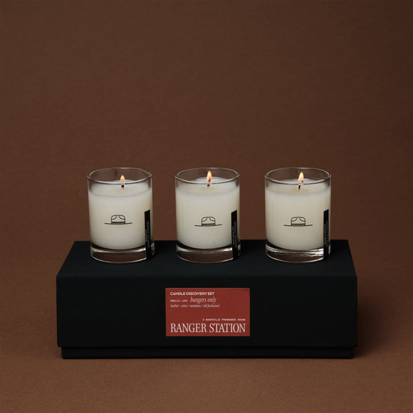 CANDLE DISCOVERY SET Candles Smells like: Bangers Only 
