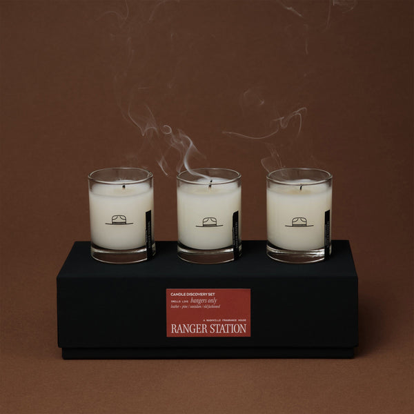 CANDLE DISCOVERY SET Candles Smells like: Bangers Only 