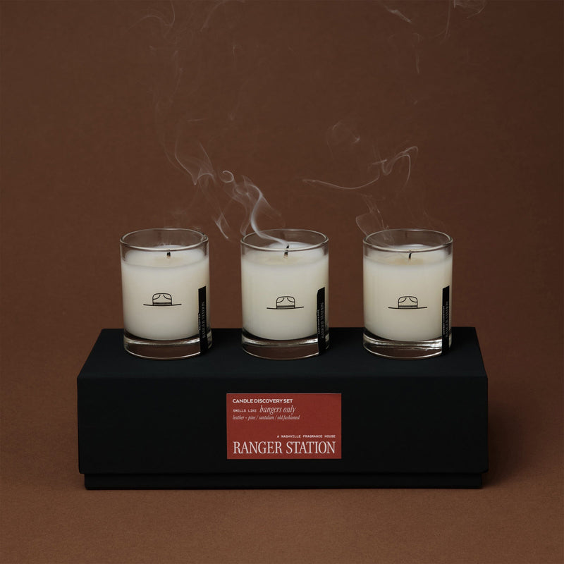 CANDLE DISCOVERY SET Candles Smells like: Bangers Only 