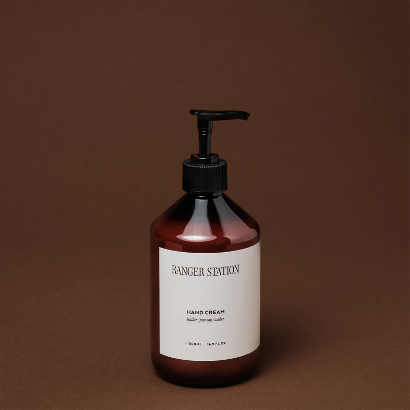 HAND CREAM Hand + Body available in atlas cedar, santalum & leather + pine Leather + Pine 