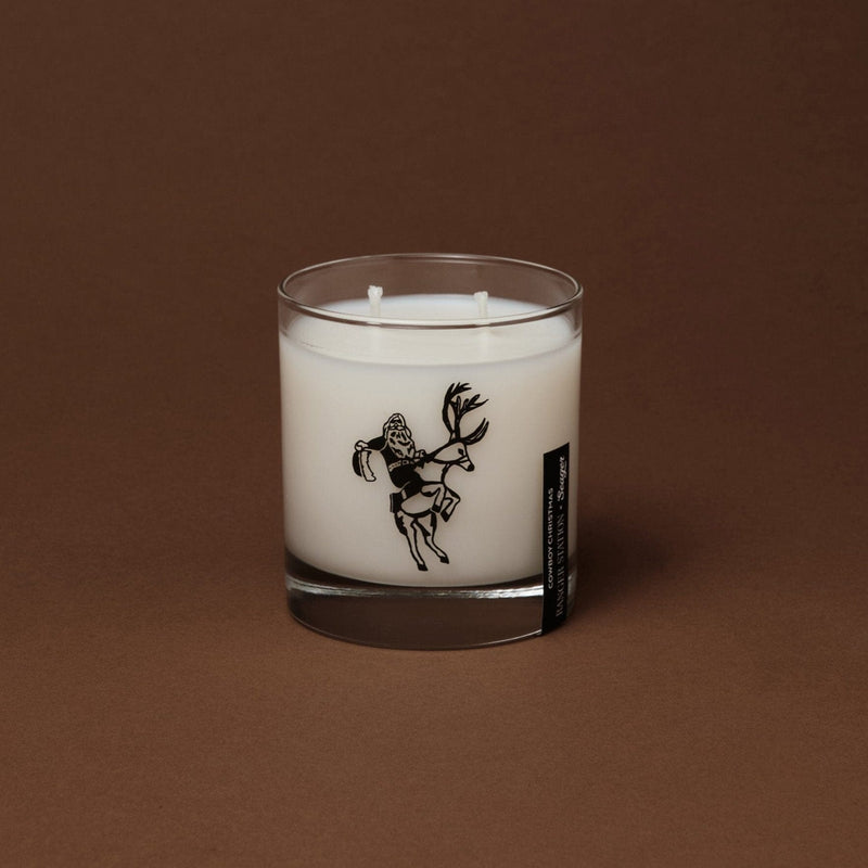 COWBOY CHRISTMAS CANDLE | SEAGER EDITION Candle amber / montana juniper / frankincense / whiskey 