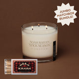 STICK SEASON (FOREVER) MAMMOTH CANDLE + JUMBO MATCHBOOK BUNDLE Candle inspired by the best-selling album stick season 