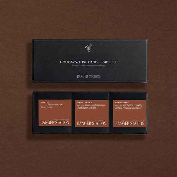 HOLIDAY VOTIVE CANDLE GIFT SET Candle Set Ranger Station 