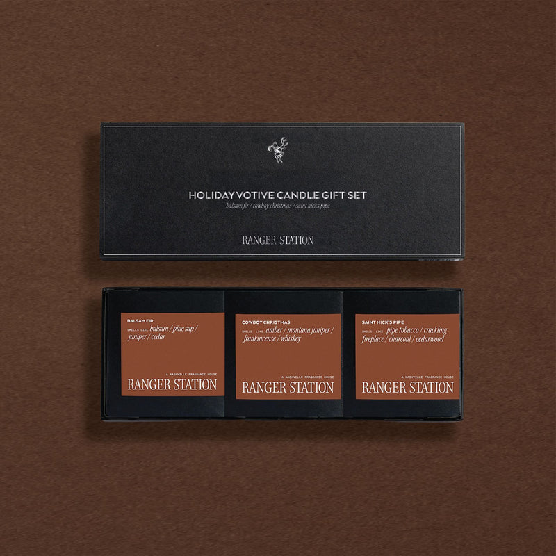 HOLIDAY VOTIVE CANDLE GIFT SET Candle Set Ranger Station 