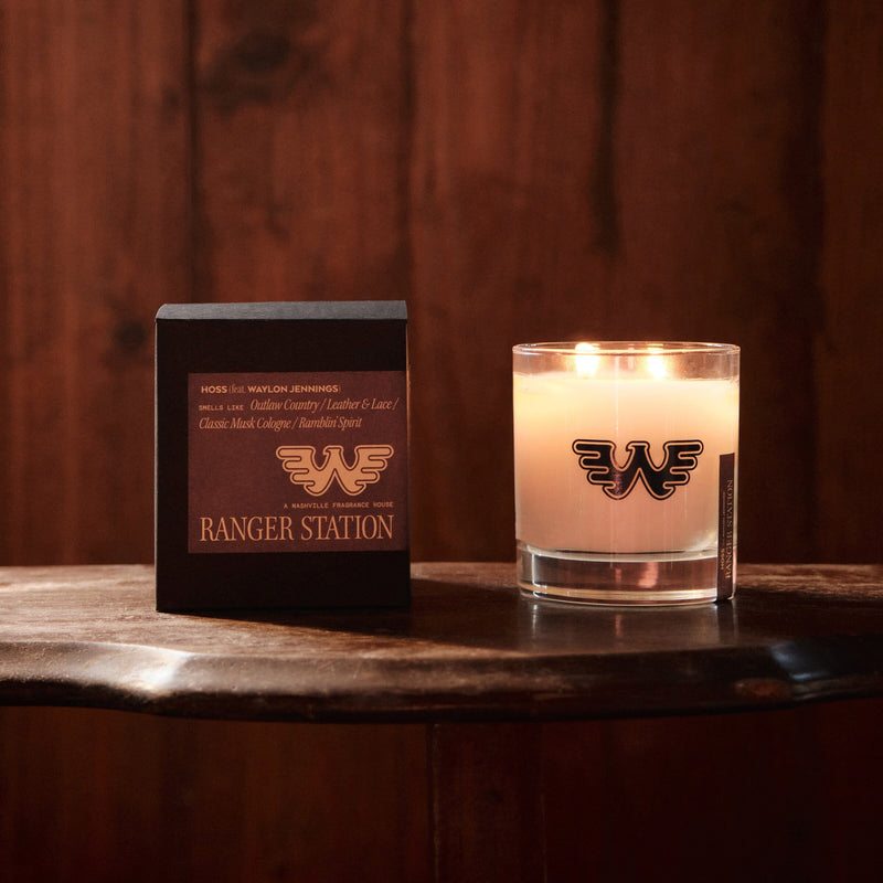 HOSS CANDLE (feat. WAYLON JENNINGS) Perfume & Cologne classic musk cologne 