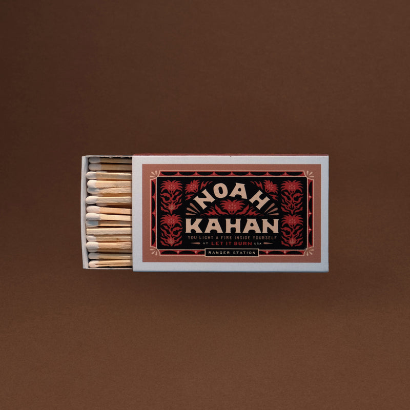 RANGER STATION X NOAH KAHAN JUMBO MATCHBOOK Merch inspired by the best-selling album stick season 