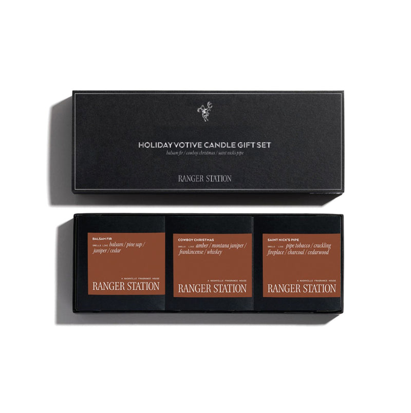 HOLIDAY VOTIVE CANDLE GIFT SET Candle Set Ranger Station 