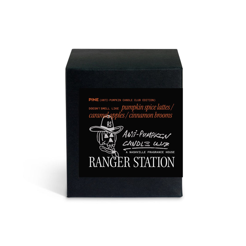 STUDIO RESERVE – PINE (ANTI-PUMPKIN CANDLE CLUB EDITION) [HALLOWEEN EDITION] Candles Doesn't smell like: pumpkin spice lattes / caramel apples / cinnamon brooms 