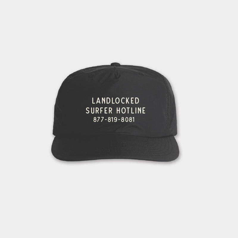 LANDLOCKED SURFER HOTLINE HAT (LIMITED EDITION) Accessory limited edition hat in collaboration with Almond Surfboards 