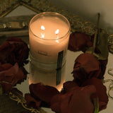 WOODLAND ROSE CANDLE Candle rose petals / sandalwood / amber / musk 