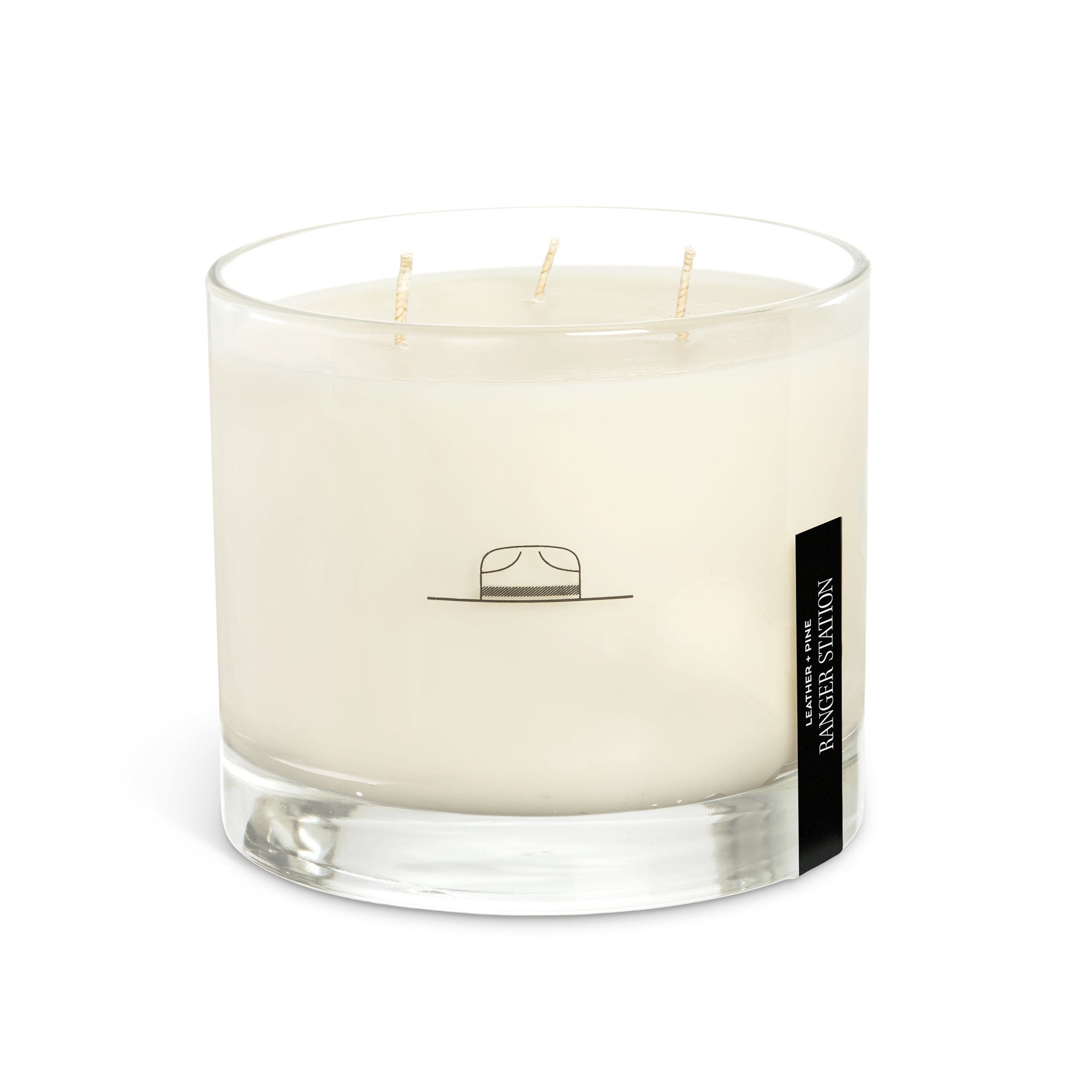 LEATHER + PINE MAMMOTH CANDLE
